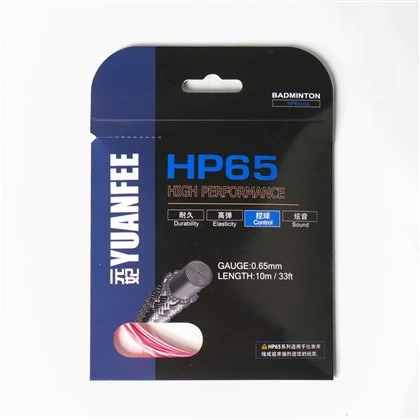 HP65 nylonová bedmintonová struna 10 m dĺžka 0,65 mm priemer pre raketu