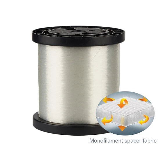 667dtex Polyester Monofilament Yarn For Mattress 3D Spacer Mesh Fabric